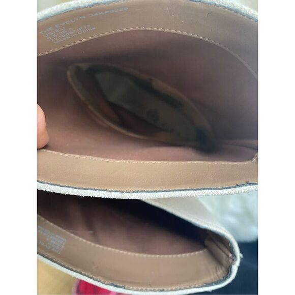 Katy Perry Evelyn Almond Suede Peep Mid-Calf Boot Sz 6.5 - Picture 6 of 11